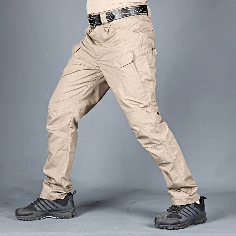 Wodoodporne męskie spodnie outdoorowe - David-Khaki-S-Trend Polska