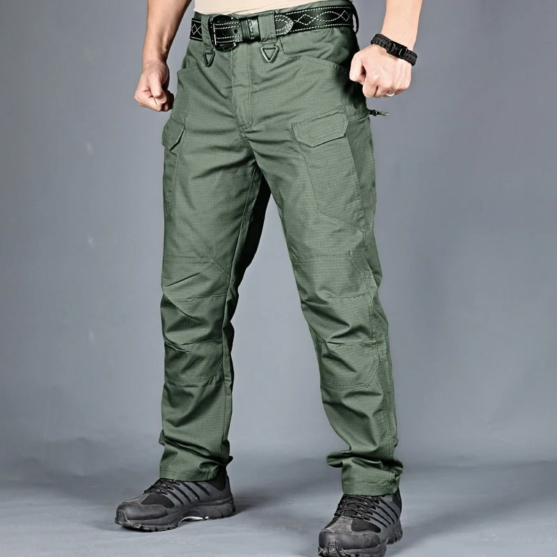Wodoodporne męskie spodnie outdoorowe - David-Khaki-S-Trend Polska