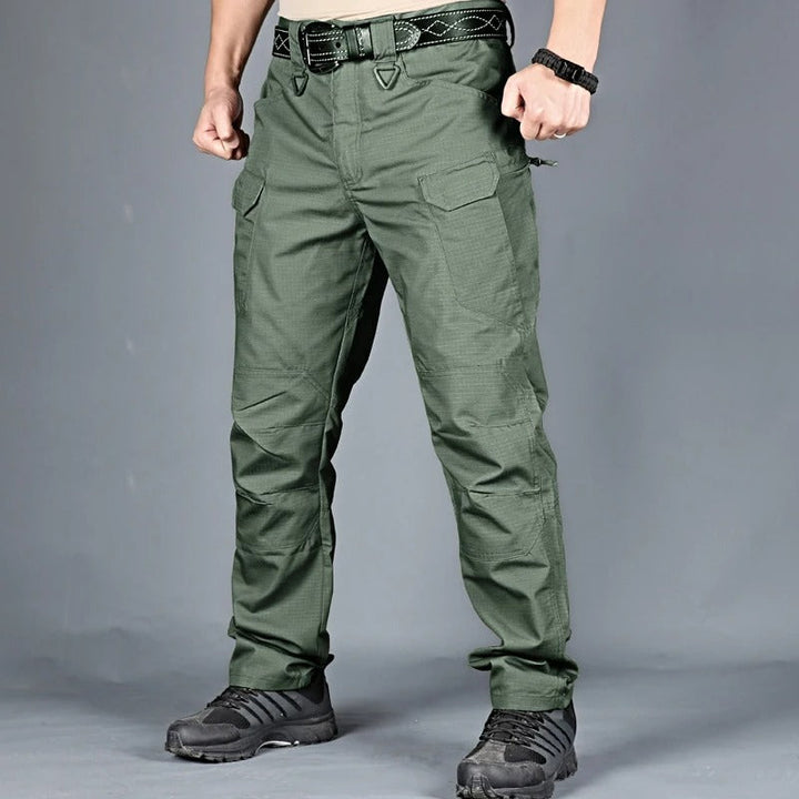 Wodoodporne męskie spodnie outdoorowe - David-Khaki-S-Trend Polska