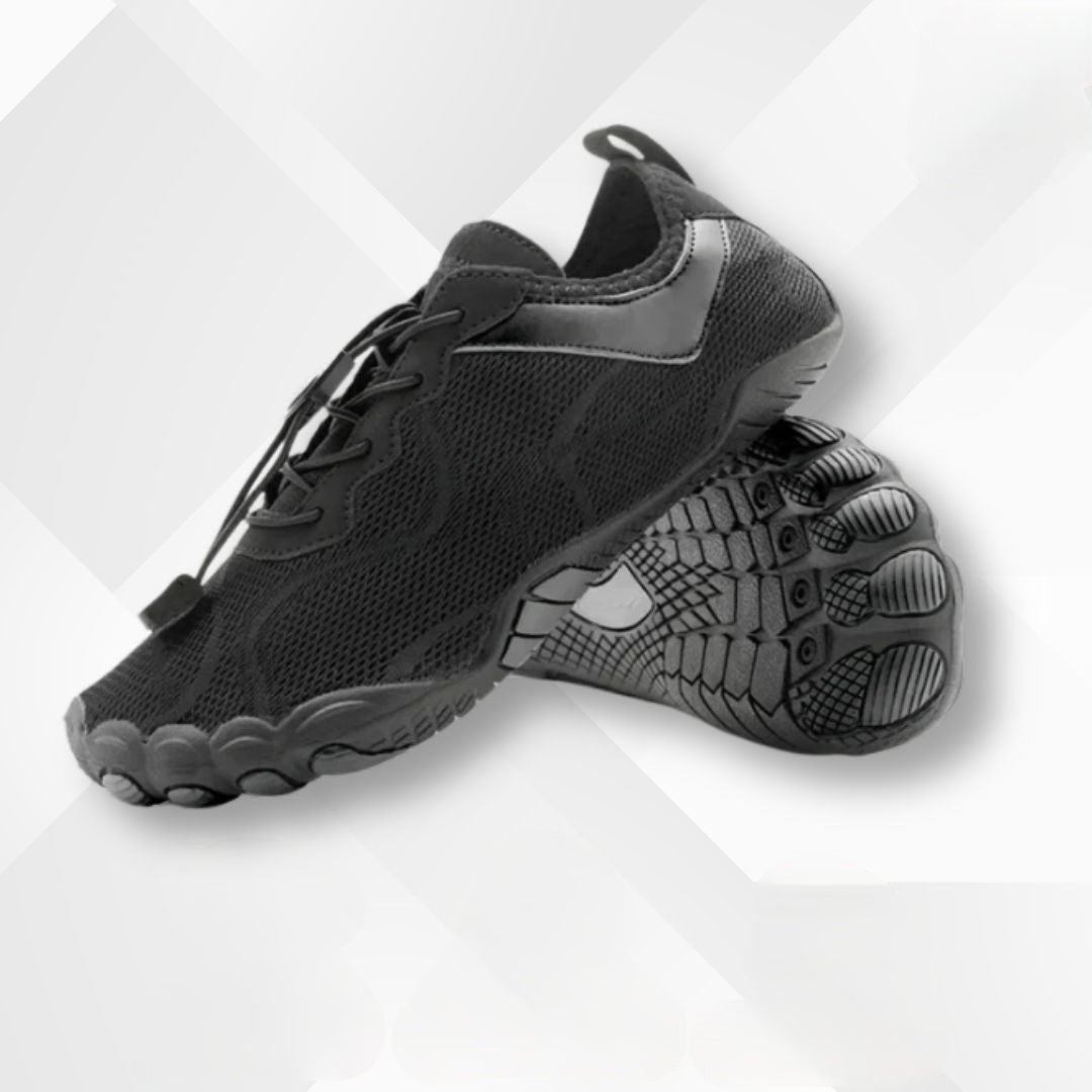 Wodoodporne ortopedyczne buty do chodzenia boso – Nayla-Czarny-35-Trend Polska