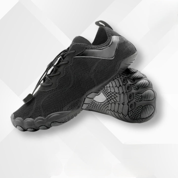 Wodoodporne ortopedyczne buty do chodzenia boso – Nayla-Czarny-35-Trend Polska