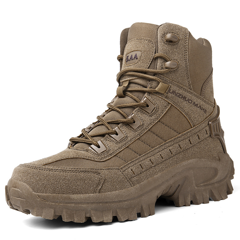 Wodoodporne taktyczne buty robocze z antyprzebiciem – TrailForce Tactical-Beżowy-39-Trend Polska