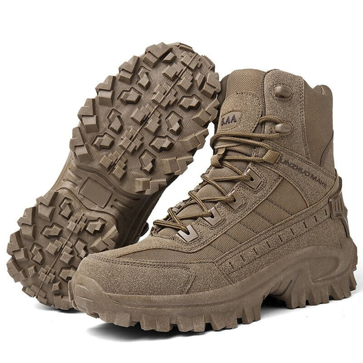Wodoodporne taktyczne buty robocze z antyprzebiciem – TrailForce Tactical-Beżowy-39-Trend Polska