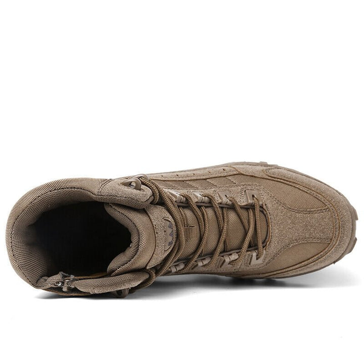 Wodoodporne taktyczne buty robocze z antyprzebiciem – TrailForce Tactical-Beżowy-39-Trend Polska