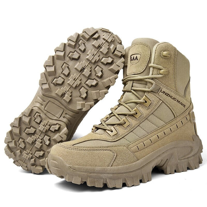 Wodoodporne taktyczne buty robocze z antyprzebiciem – TrailForce Tactical-Beżowy-39-Trend Polska