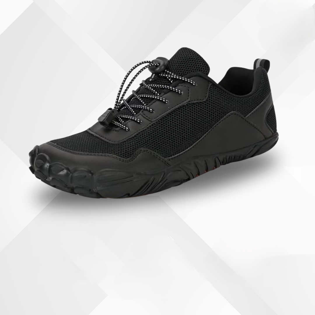 Wodoszczelne ortopedyczne buty do chodzenia boso – Lennox-Czarny-39-Trend Polska