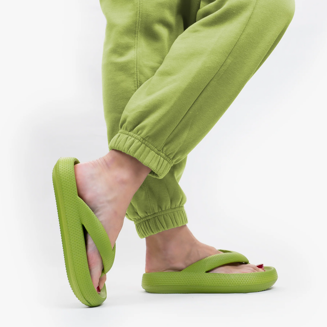 Wolkensofte Unisex Komfortowe Klapki – Leona-Zwart-36-37-Trend Polska