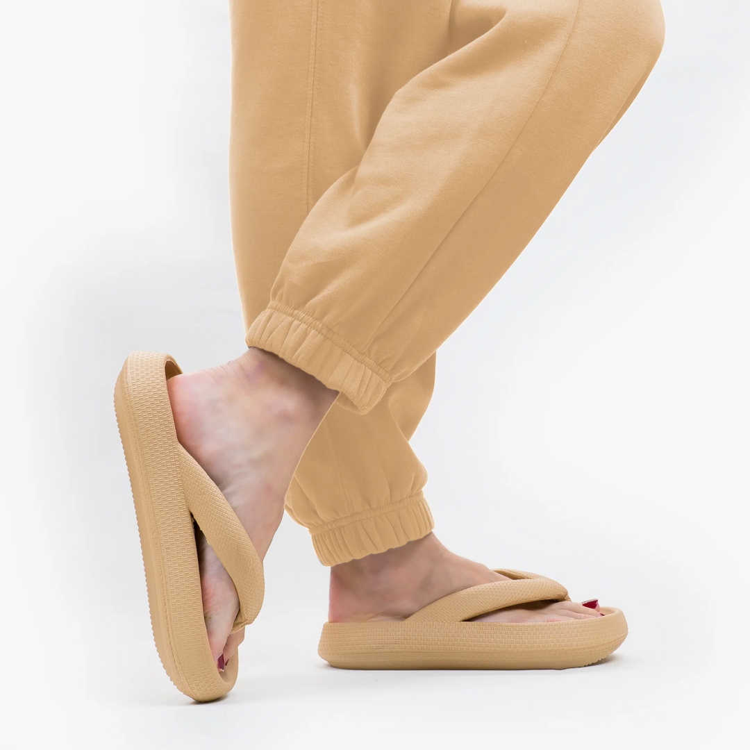 Wolkensofte Unisex Komfortowe Klapki – Leona-Zwart-36-37-Trend Polska