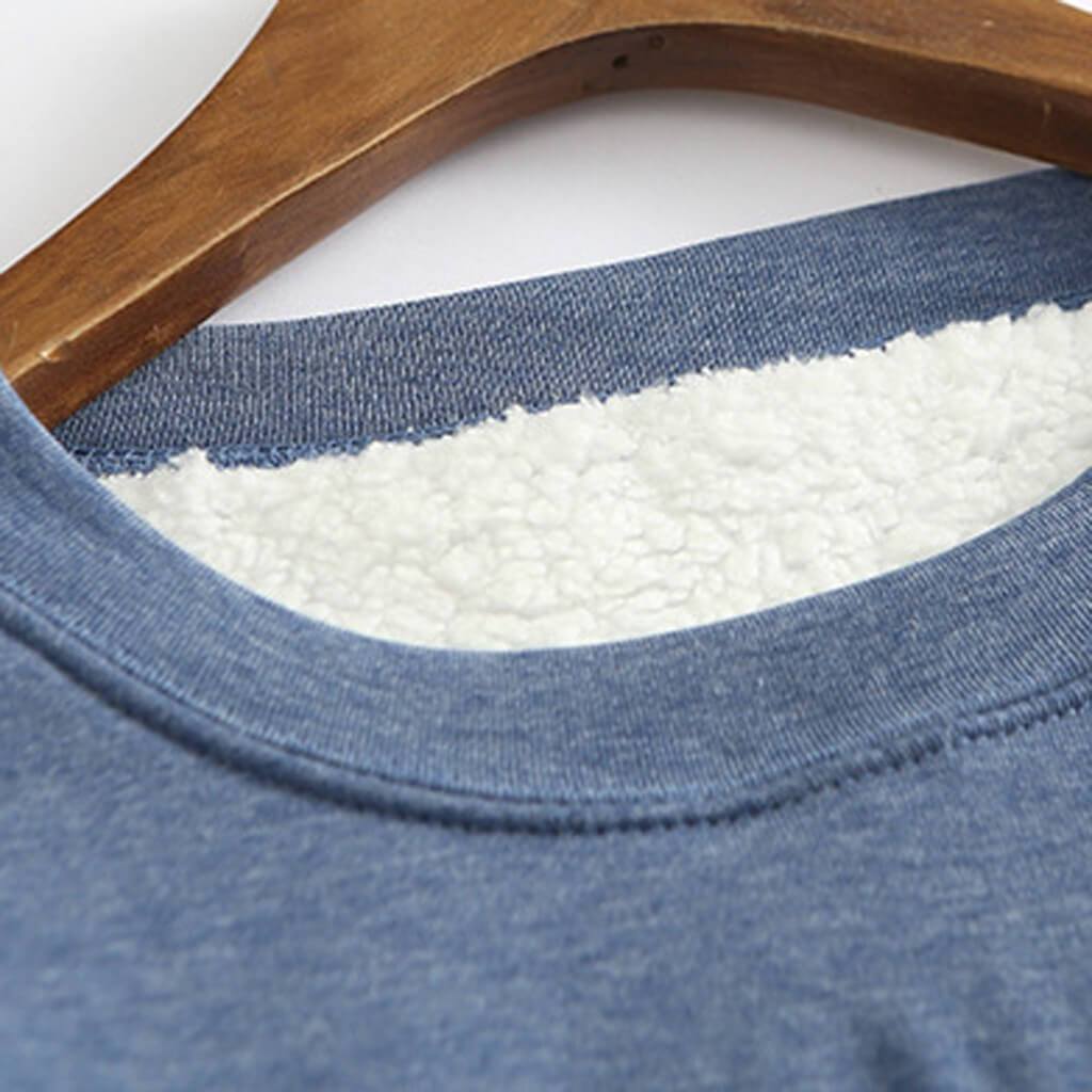 Damski polarowy sweter z podszewką – Mira