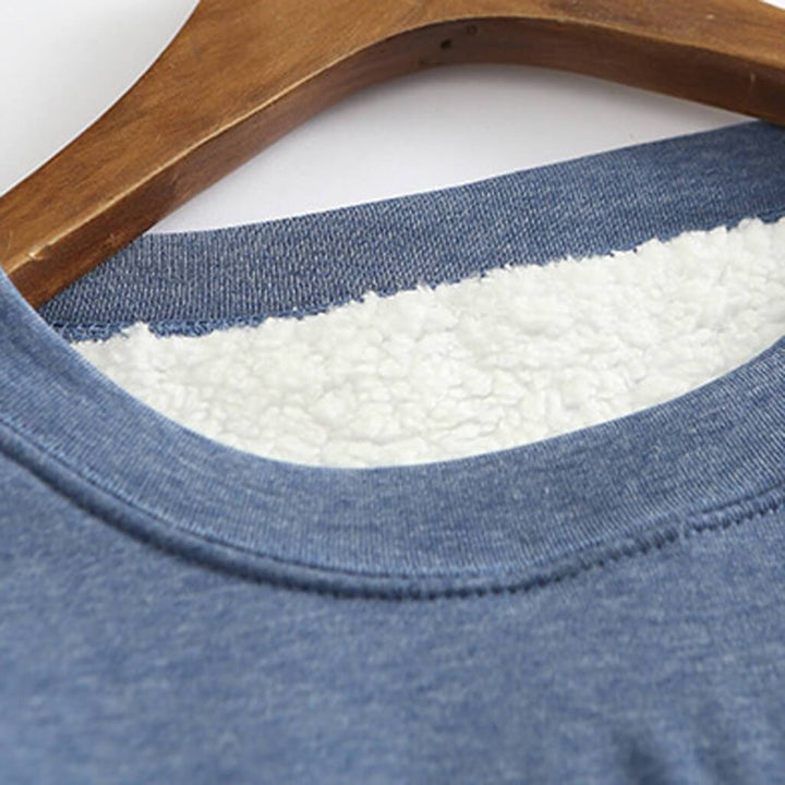 Damski polarowy sweter z podszewką – Mira