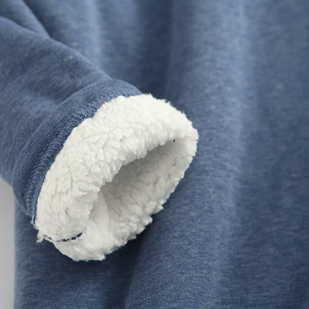 Damski polarowy sweter z podszewką – Mira