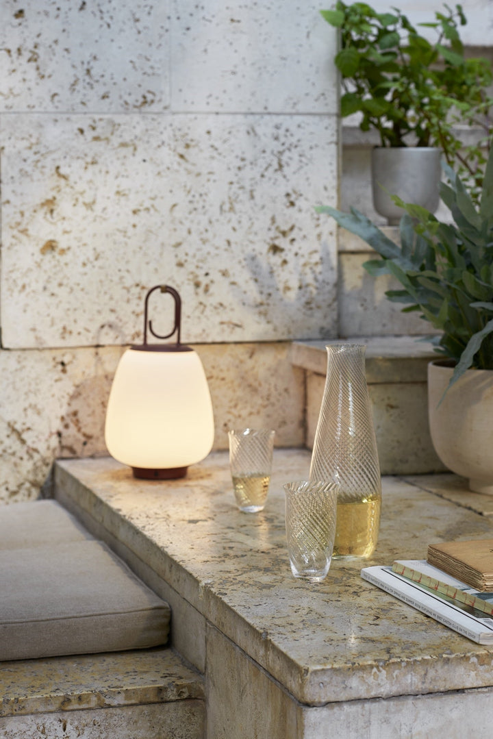 Wszechstronna lampa tarasowa - LunaGlow-Czerwony-Trend Polska