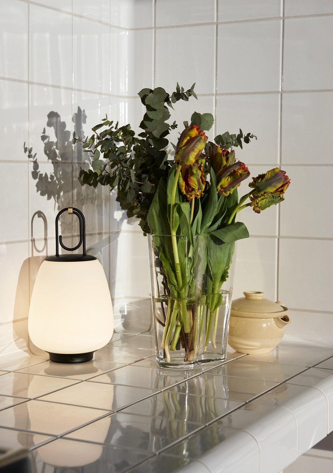 Wszechstronna lampa tarasowa - LunaGlow-Czerwony-Trend Polska
