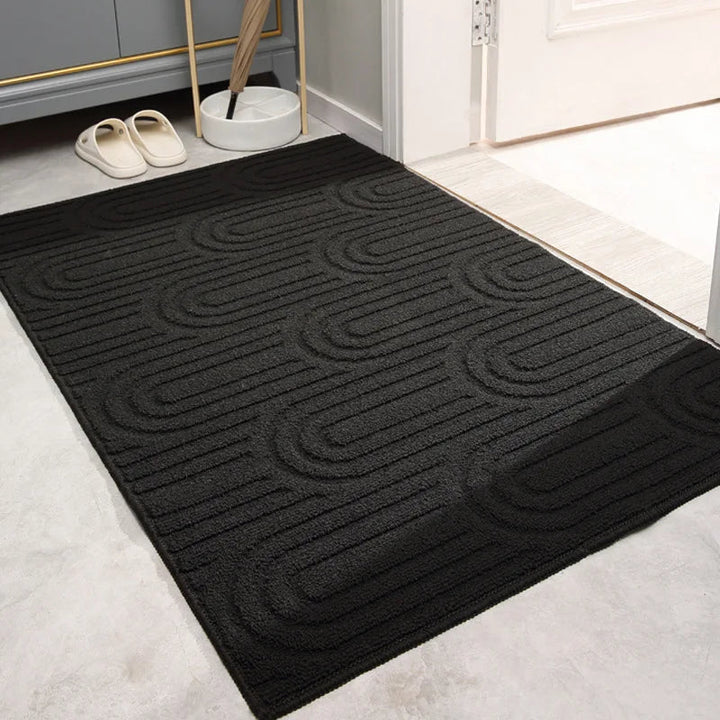 Wycieraczka z Marokańskim wzorem - Kasbana-Czarny 01-50cm x 80cm-Trend Polska