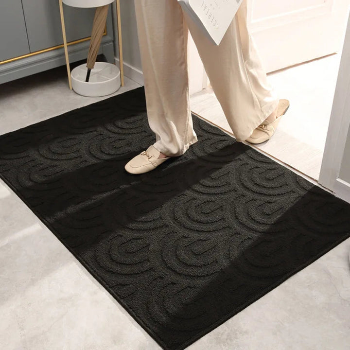 Wycieraczka z Marokańskim wzorem - Kasbana-Czarny 03-50cm x 80cm-Trend Polska