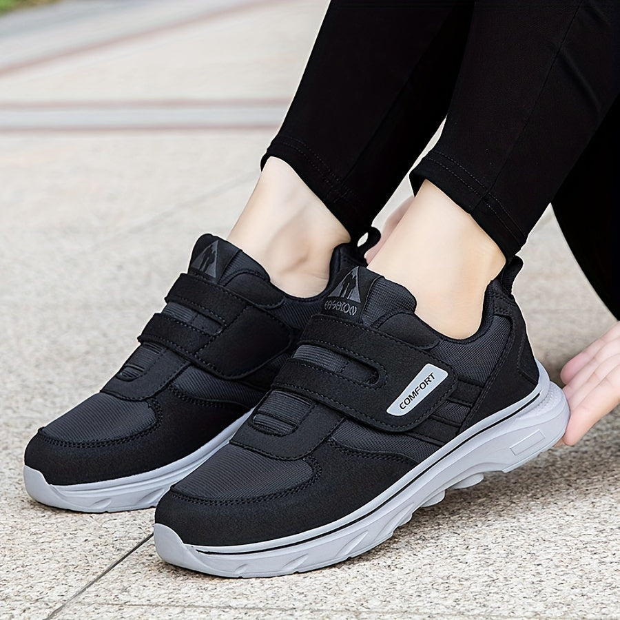 Wygodne buty do biegania na rzepy - EasyStride-Czarny-36-Trend Polska