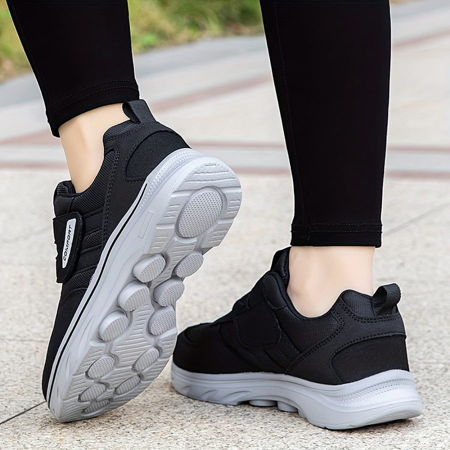 Wygodne buty do biegania na rzepy - EasyStride-Czarny-36-Trend Polska