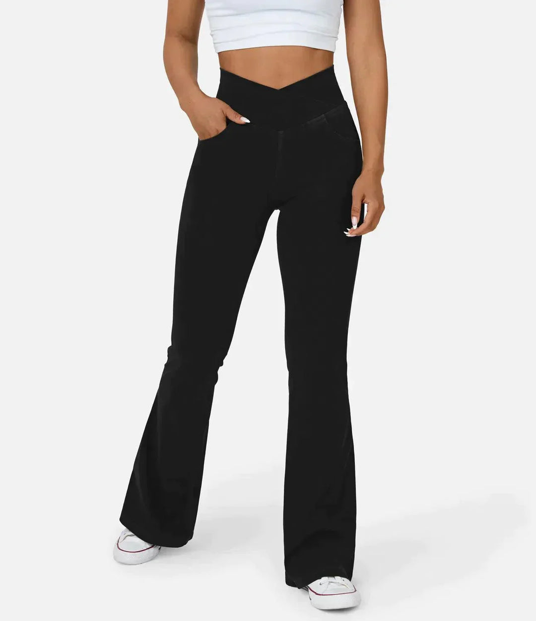 Wygodne dżinsy z wysokim stanem Curvy - Aria-Jasnoniebieski-XS-Trend Polska