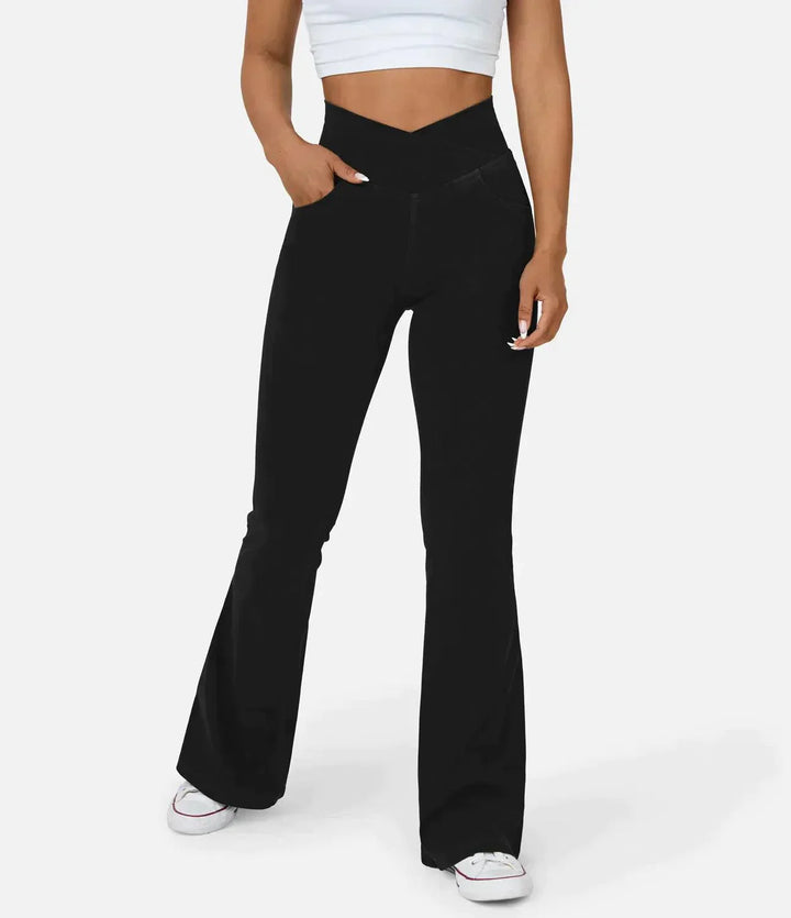 Wygodne dżinsy z wysokim stanem Curvy - Aria-Jasnoniebieski-XS-Trend Polska