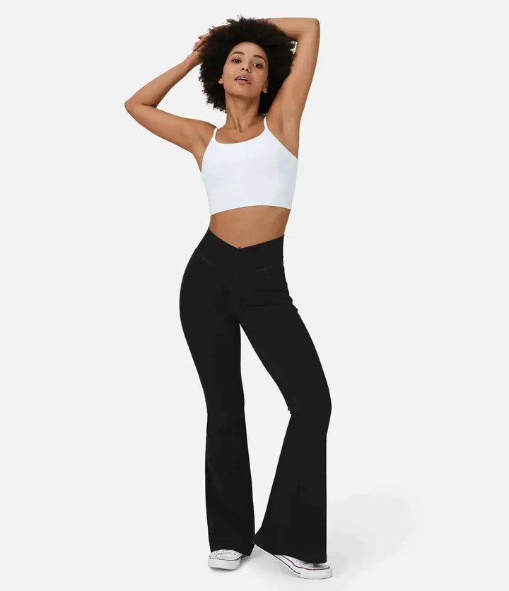 Wygodne dżinsy z wysokim stanem Curvy - Aria-Jasnoniebieski-XS-Trend Polska