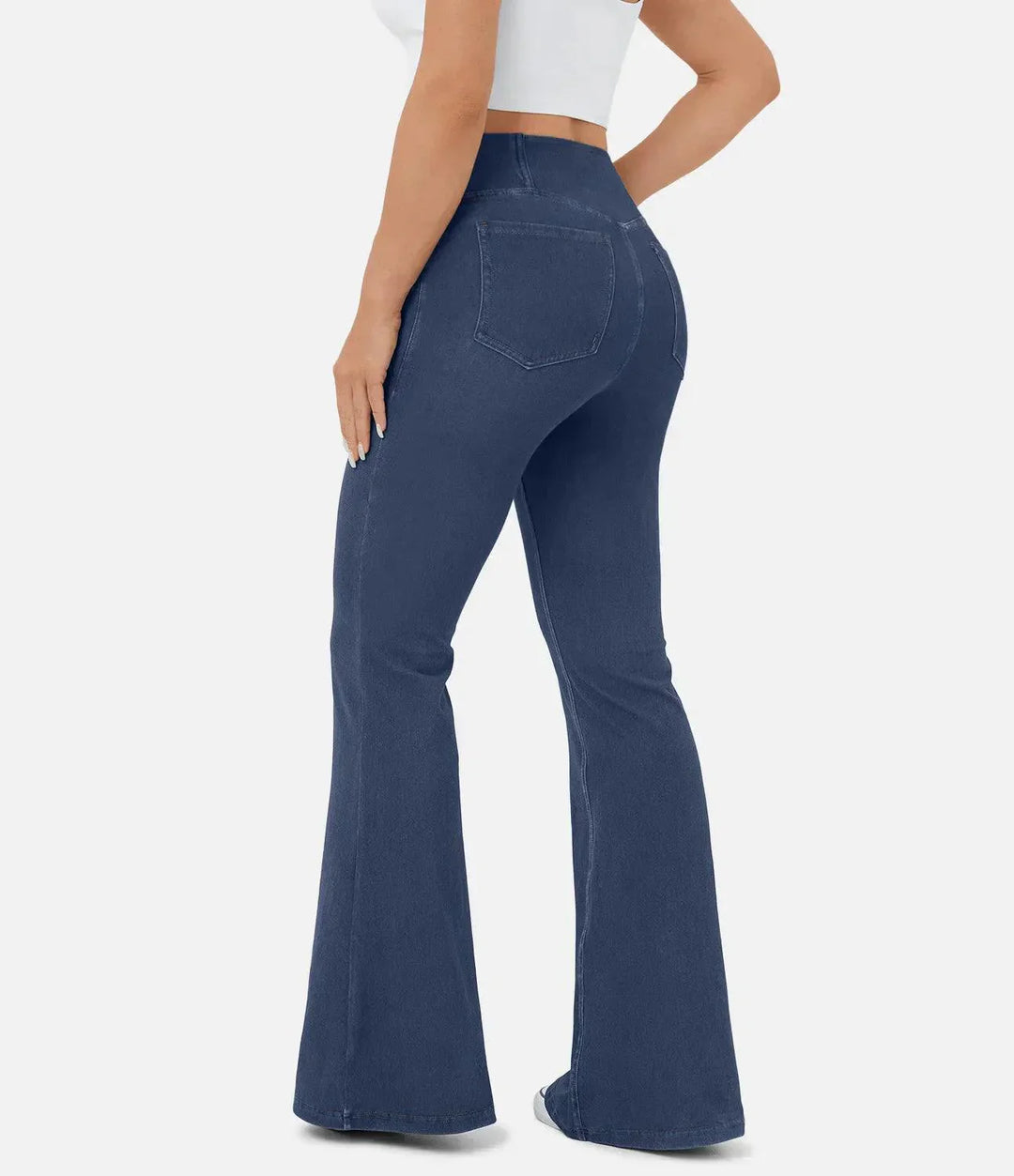 Wygodne dżinsy z wysokim stanem Curvy - Aria-Jasnoniebieski-XS-Trend Polska