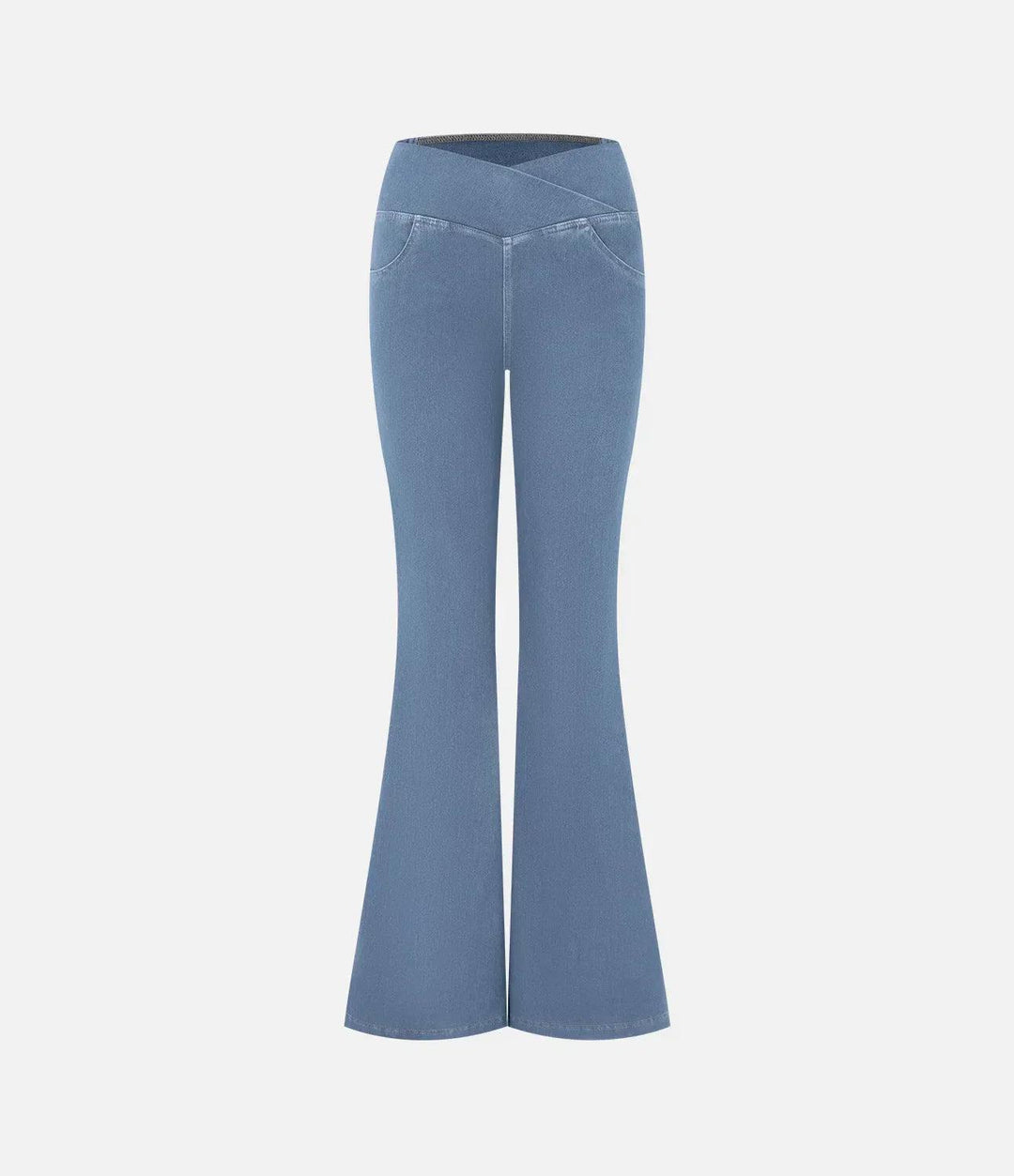 Wygodne dżinsy z wysokim stanem Curvy - Aria-Jasnoniebieski-XS-Trend Polska