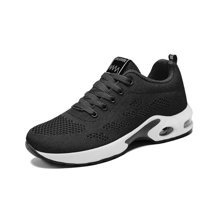 Wygodne i oddychające ortopedyczne sneakersy dla kobiet – Marlene-Czarny-35-Trend Polska