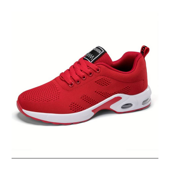 Wygodne i oddychające ortopedyczne sneakersy dla kobiet – Marlene-Czerwony-35-Trend Polska