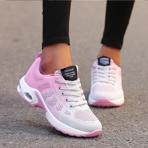 Wygodne i oddychające ortopedyczne sneakersy dla kobiet – Marlene-Czarny-35-Trend Polska