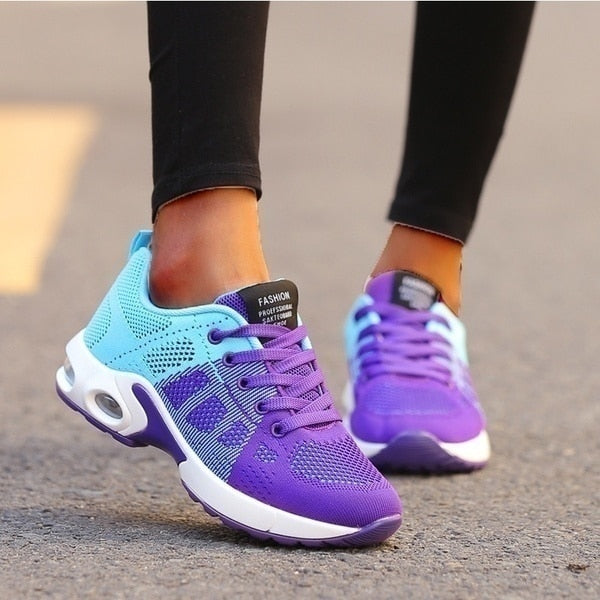 Wygodne i oddychające ortopedyczne sneakersy dla kobiet – Marlene-Czarny-35-Trend Polska