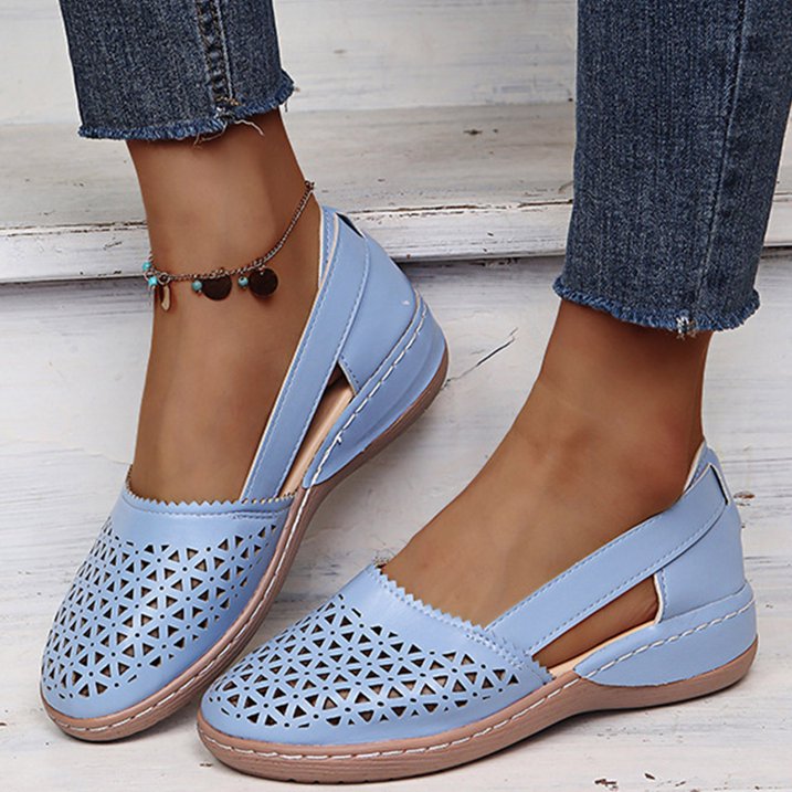 Wygodne letnie buty dla kobiet - Melina-Niebieski-35-Trend Polska