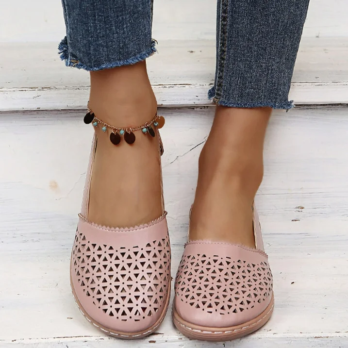 Wygodne letnie buty dla kobiet - Melina-Biały-35-Trend Polska