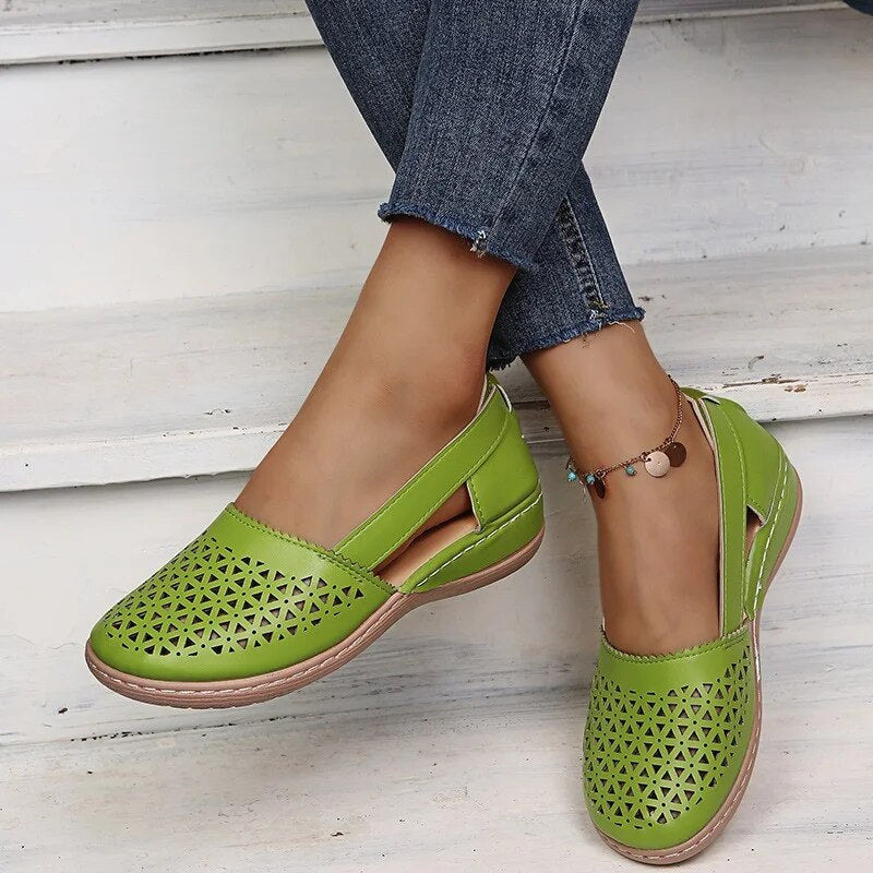 Wygodne letnie buty dla kobiet - Melina-Biały-35-Trend Polska