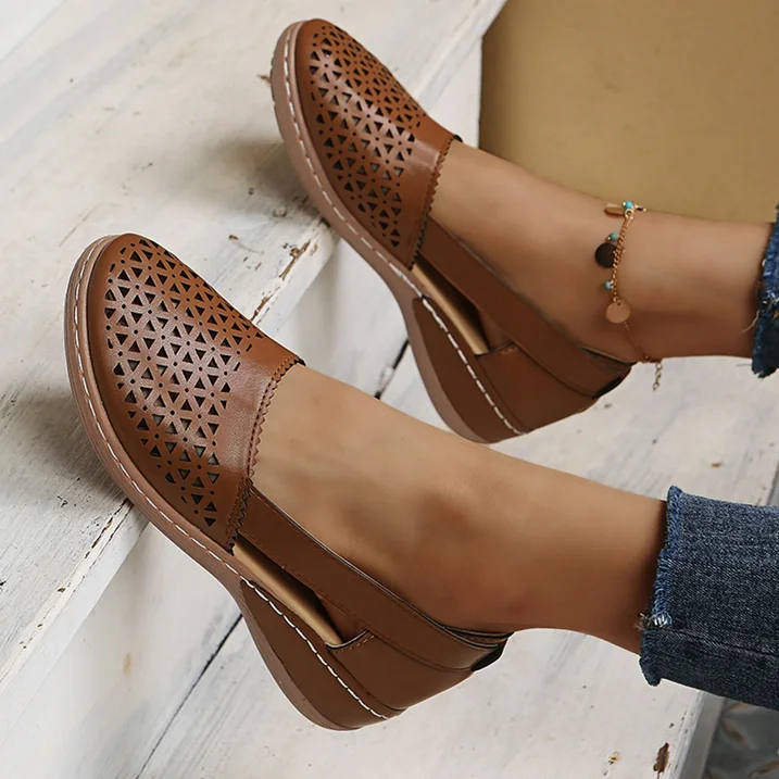 Wygodne letnie buty dla kobiet - Melina-Biały-35-Trend Polska