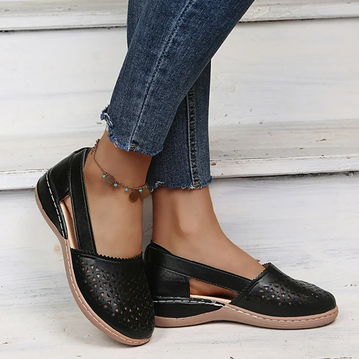 Wygodne letnie buty dla kobiet - Melina-Biały-35-Trend Polska