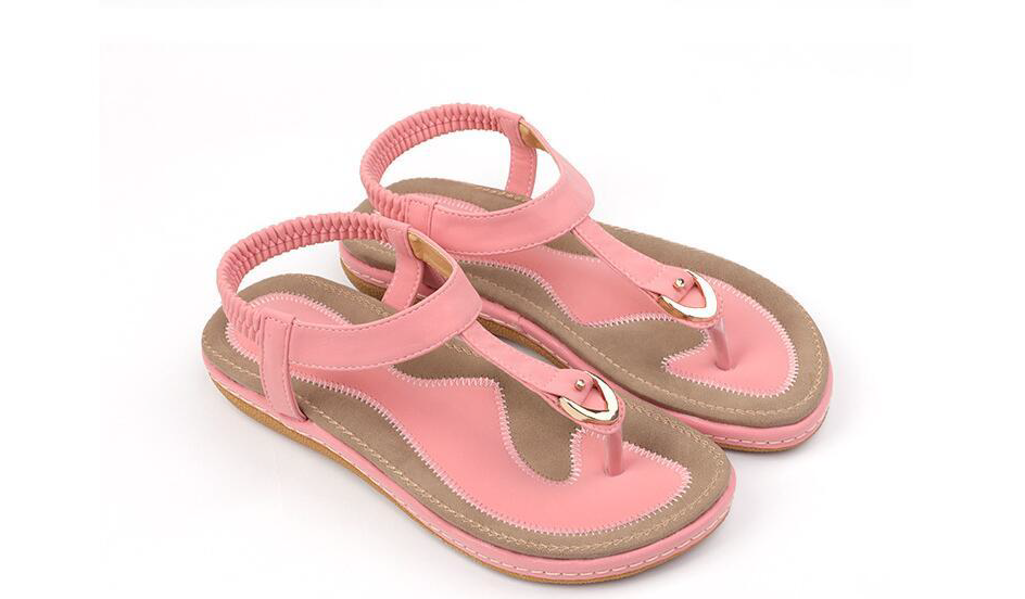 Wygodne letnie buty na obcasie dla kobiet – Marisa (Teraz 1+1 gratis!)-Różowy-36-Trend Polska