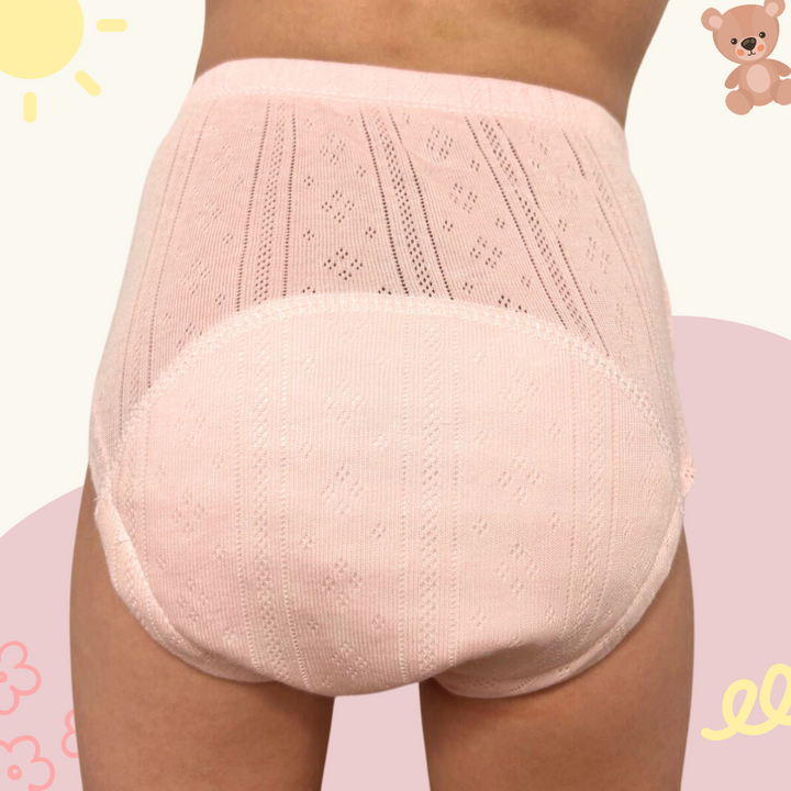 Wygodne Majtki Treningowe dla Dzieci - TotTrainer-Różowy (3-pak)-Medium (8-11kg)-Trend Polska