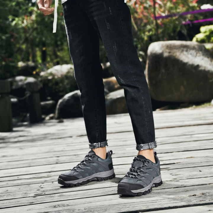 Wygodne męskie buty trekkingowe - TerraTrek-39-Czarny-Trend Polska