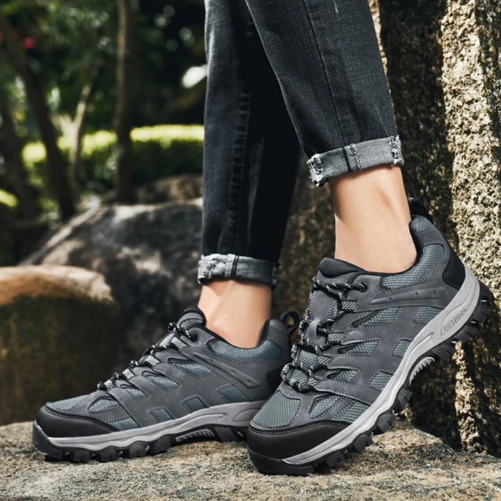 Wygodne męskie buty trekkingowe - TerraTrek-39-Czarny-Trend Polska