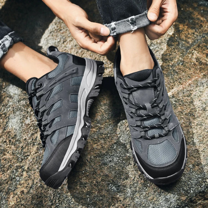 Wygodne męskie buty trekkingowe - TerraTrek-39-Czarny-Trend Polska