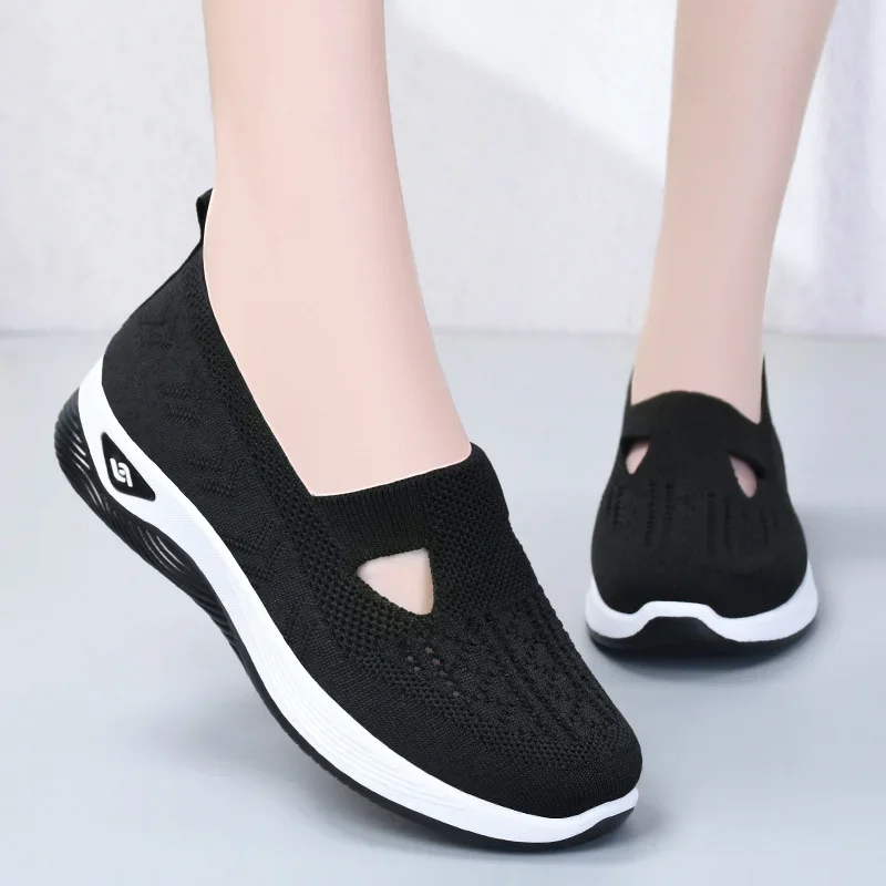 Wygodne ortopedyczne letnie buty z amortyzacją – Tessa-Czarny-36-Trend Polska
