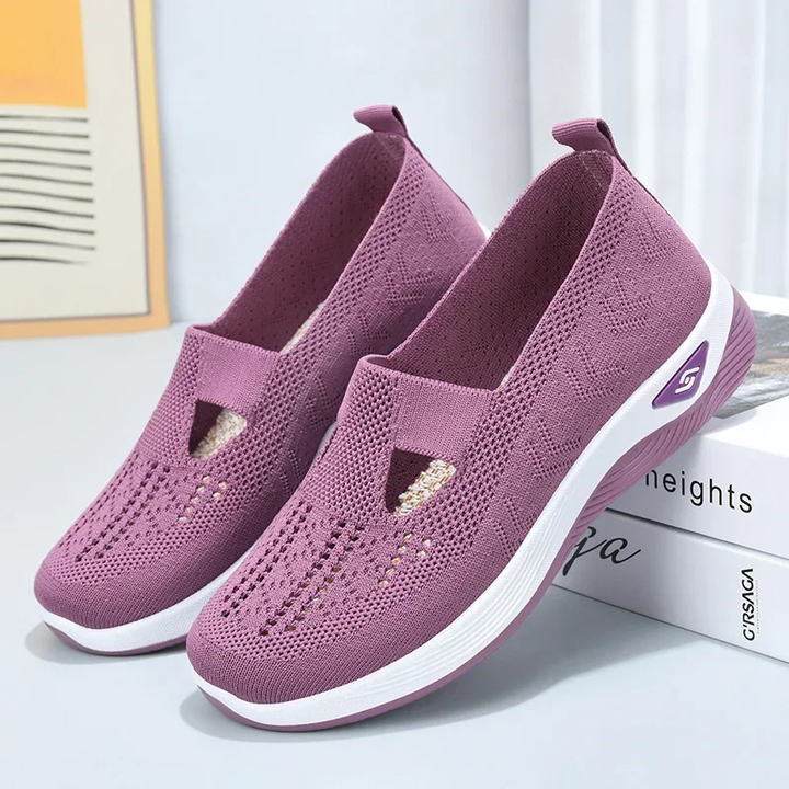 Wygodne ortopedyczne letnie buty z amortyzacją – Tessa-Czarny-36-Trend Polska