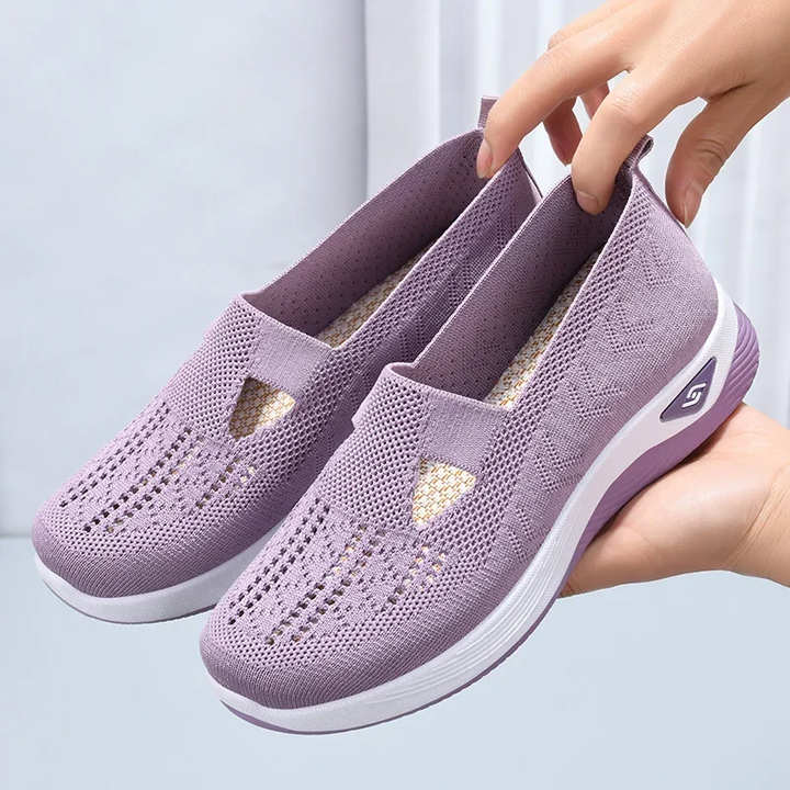 Wygodne ortopedyczne letnie buty z amortyzacją – Tessa-Czarny-36-Trend Polska