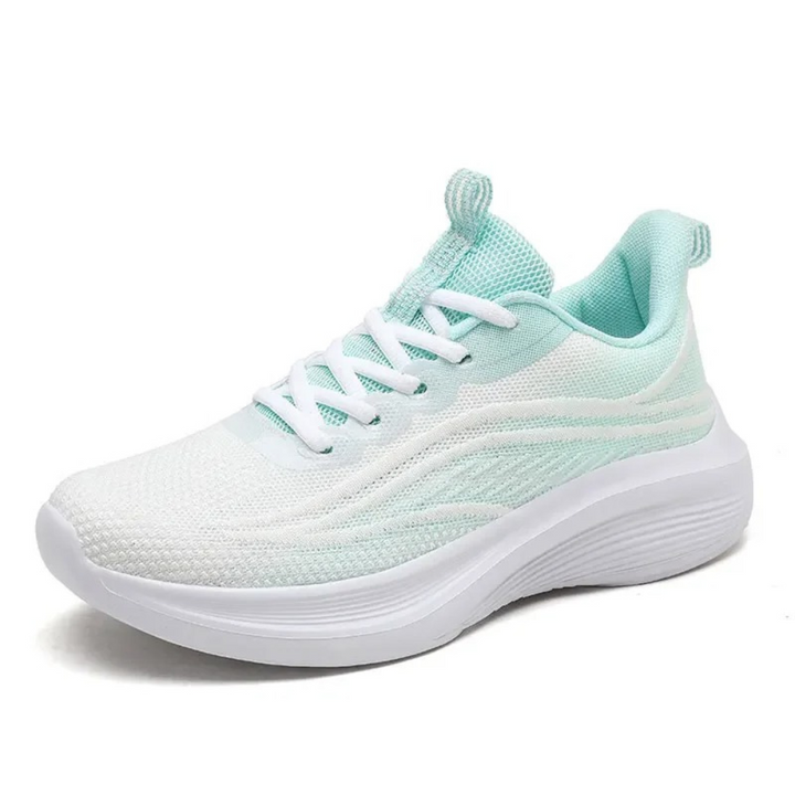Wygodne ortopedyczne sneakersy - AeroStride-35-Biało-Zielony-Trend Polska