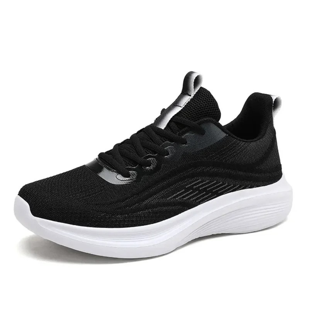 Wygodne ortopedyczne sneakersy - AeroStride-35-Czarny-Trend Polska