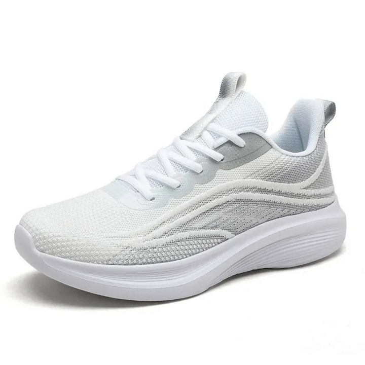 Wygodne ortopedyczne sneakersy - AeroStride-35-Biało-szary-Trend Polska