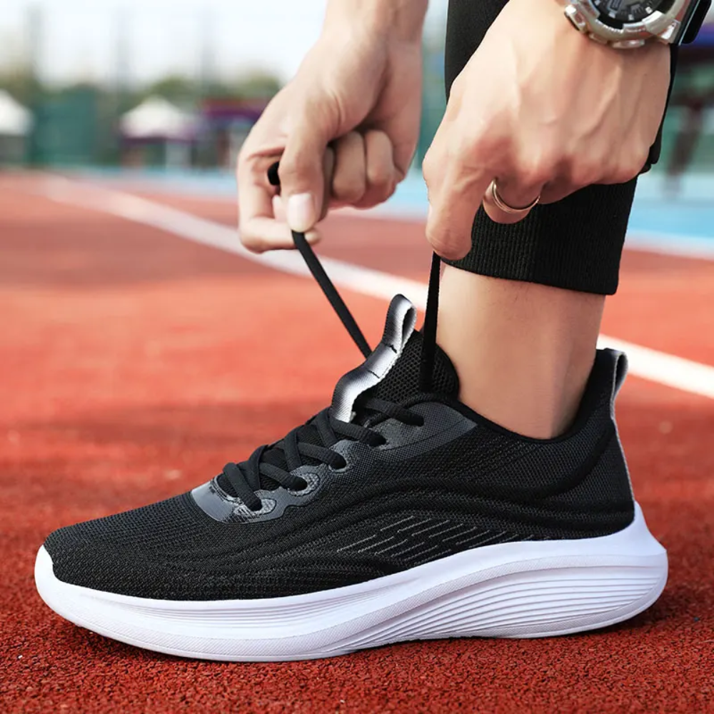 Wygodne ortopedyczne sneakersy - AeroStride-35-Biało-szary-Trend Polska