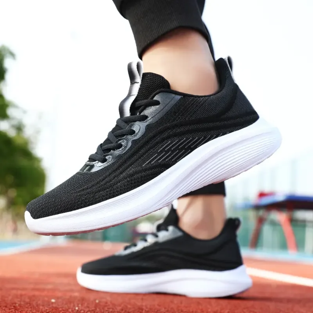 Wygodne ortopedyczne sneakersy - AeroStride-35-Biało-szary-Trend Polska