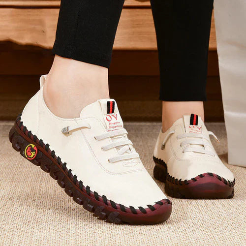 Wygodne płaskie damskie loafersy – Ella-Czarny-35-Trend Polska