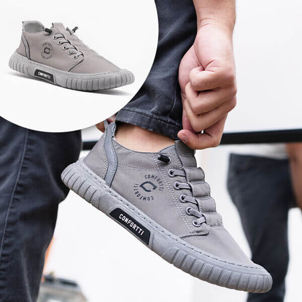 Wygodne sneakersy męskie – Daan-Szary-39-Trend Polska